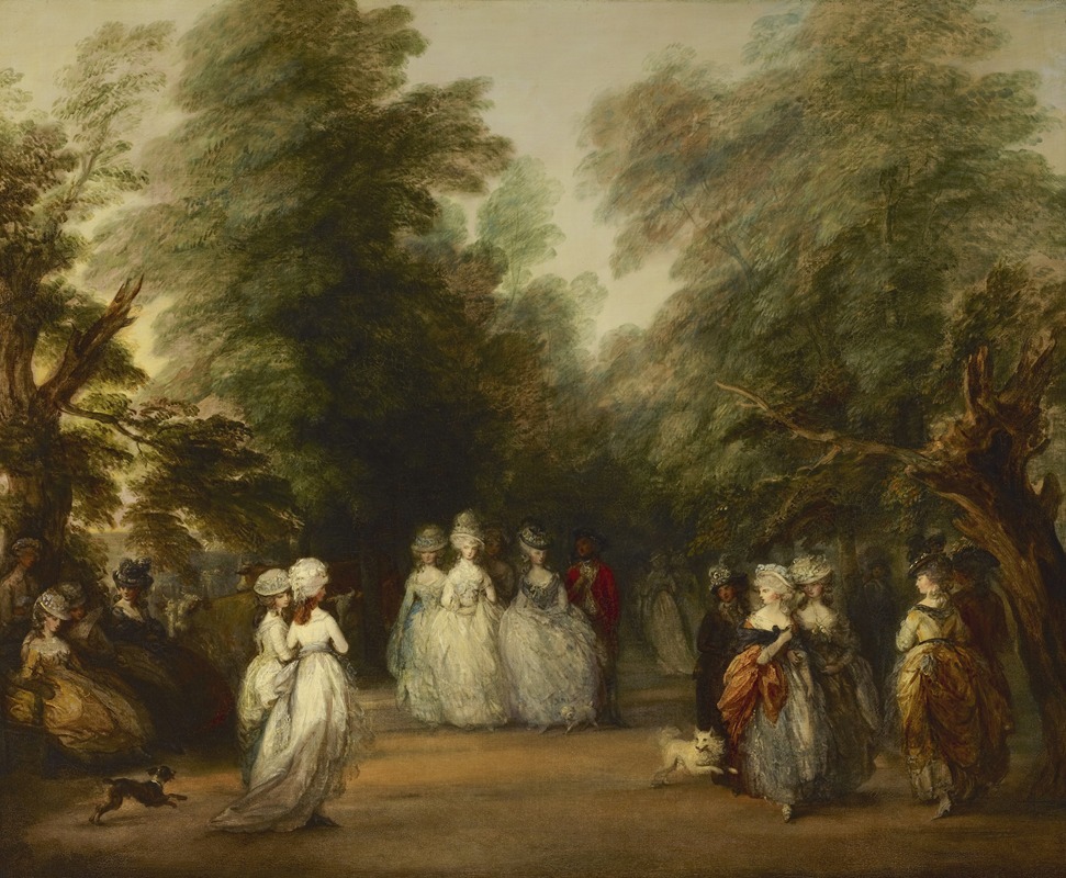 Thomas Gainsborough - The Mall in St. James’s Park