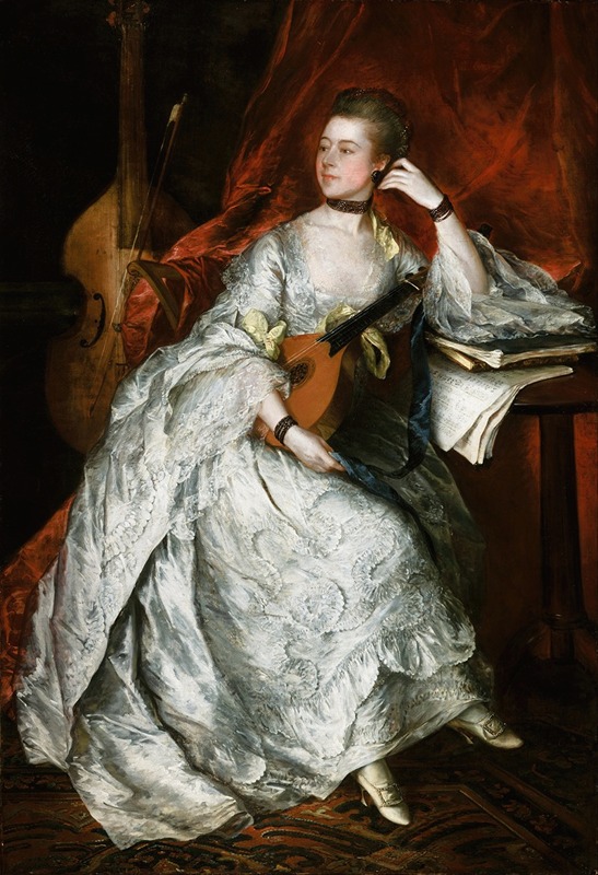 Thomas Gainsborough - Ann Ford (later Mrs. Philip Thicknesse)