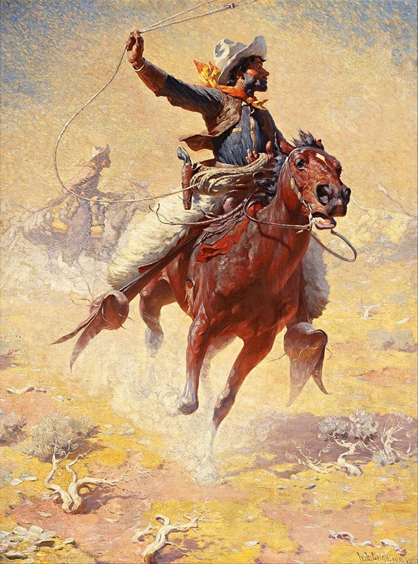 William Robinson Leigh - The Roping