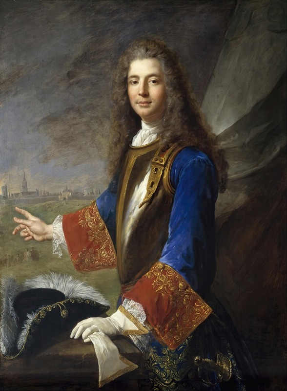 Alexis Simon Belle - Charles-François-Marie de Custine, Chevalier de Wiltz (d.1738)