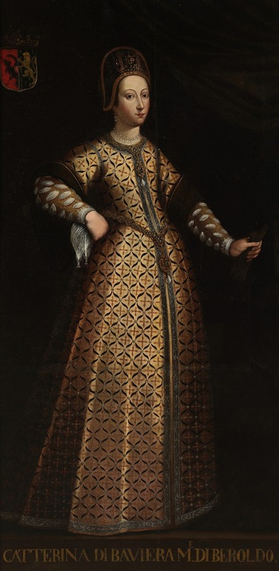 Anonymous - Portait of Caterina of Baviera,Beroldo’s wife