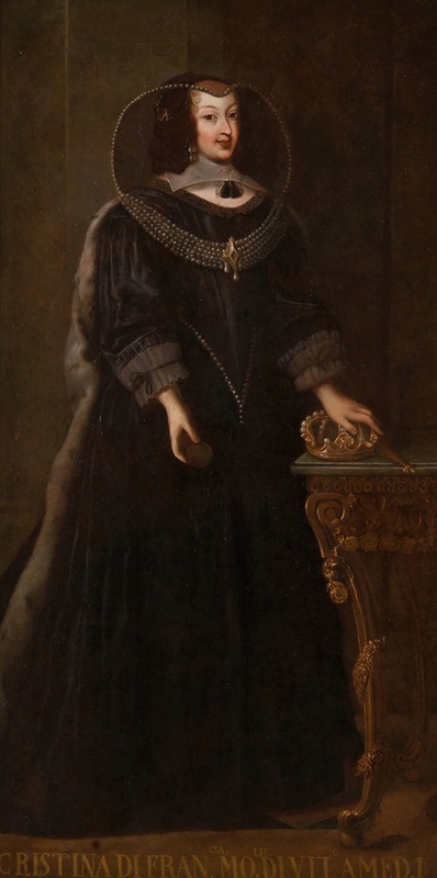 Anonymous - Portait of Cristine of France