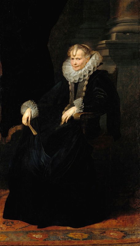 Anthony van Dyck - Portrait of a Genovese Lady
