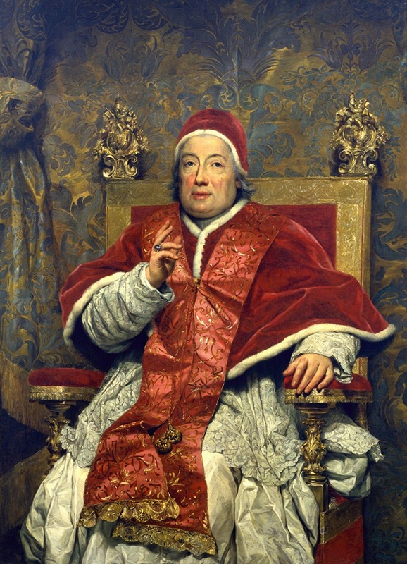 Anton Raphael Mengs - Portrait of pope Clement XIII