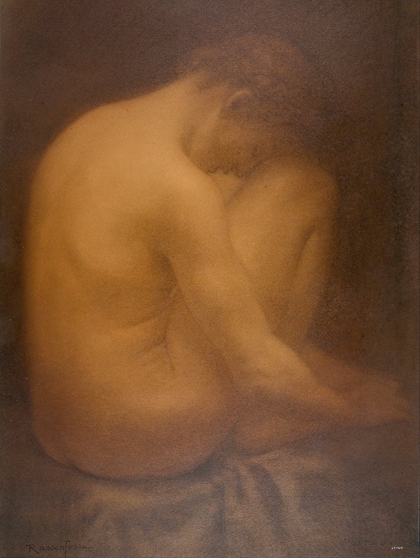Armand Rassenfosse - Male Nude Seated