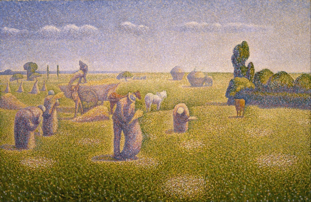 Charles Angrand - The Harvesters