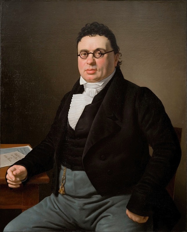 Christoffer Wilhelm Eckersberg - Portrait of the merchant Joseph Raphael