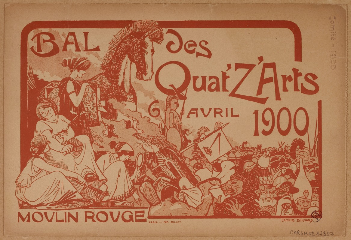 C. Boignard - Quat’Z’Arts, 6 Avril 1900 au Moulin Rouge