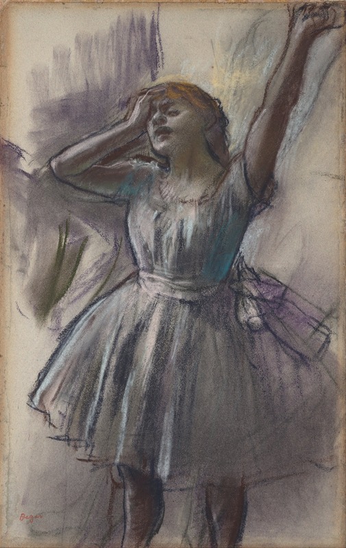 Edgar Degas - Dancer Stretching