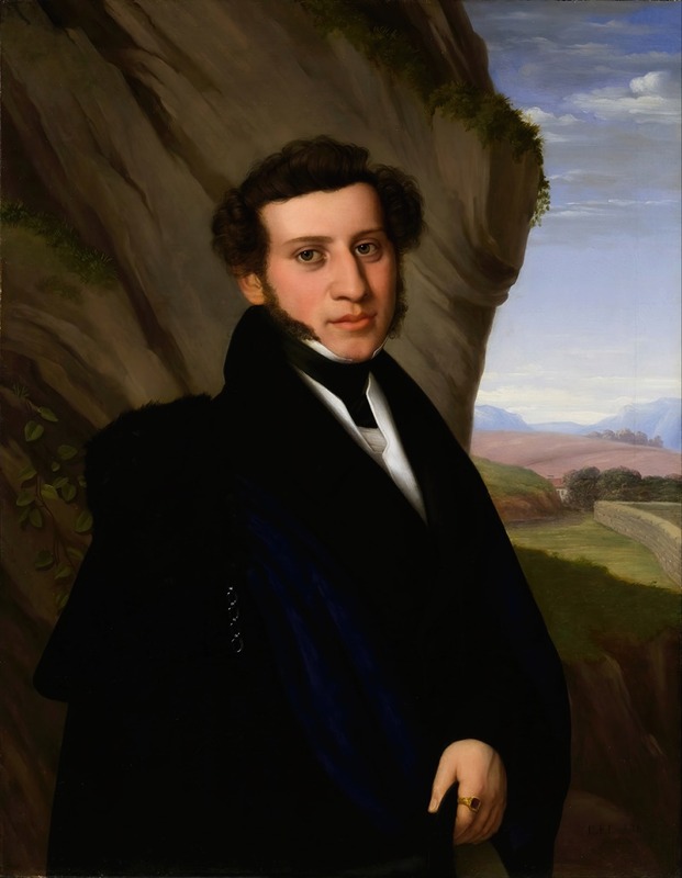 Eduard Friedrich Leybold - Portrait of Sam Ehrenstamm