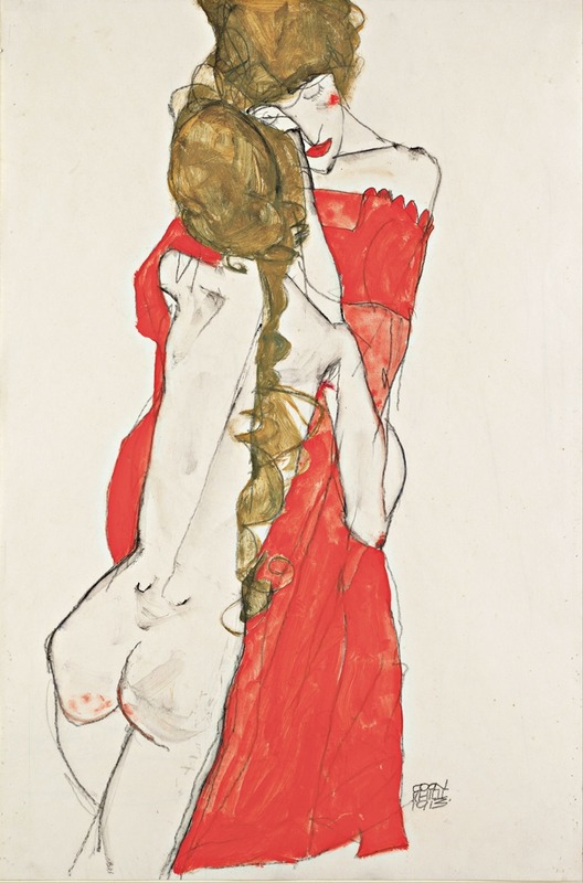 Egon Schiele - Mother and Daughter