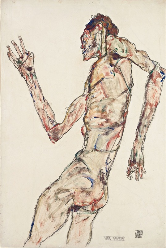 Egon Schiele - The Dancer