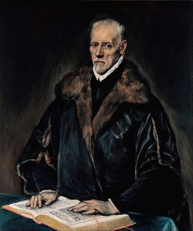El Greco (Domenikos Theotokopoulos) - Portrait of Dr. Francisco de Pisa
