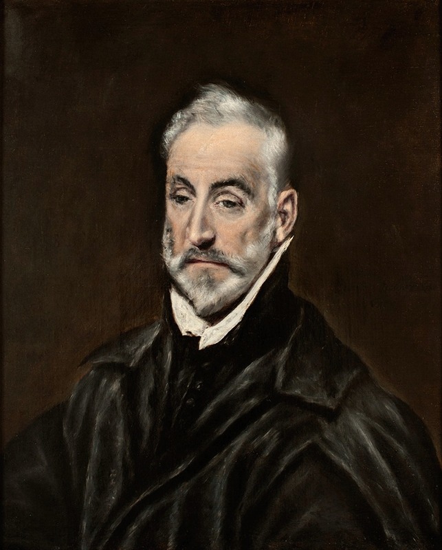 El Greco (Domenikos Theotokopoulos) - Portrait of Antonio de Covarrubias y Leiva (1514-1602), Spanish jurist and humanist