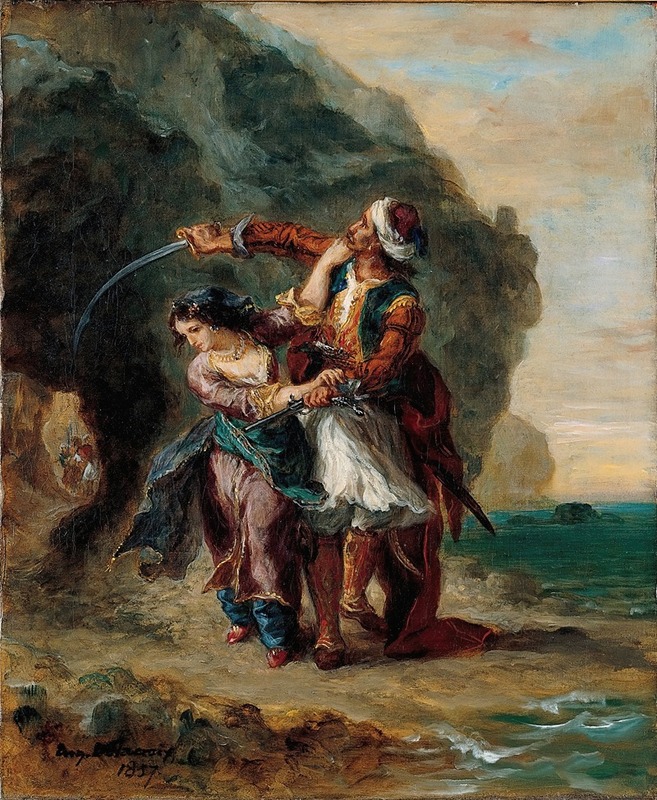 Eugène Delacroix - Selim and Zuleika