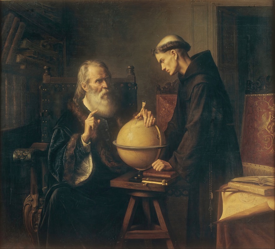 Félix Parra - Galileo Demonstrating the New Astronomical Theories at the University of Padua
