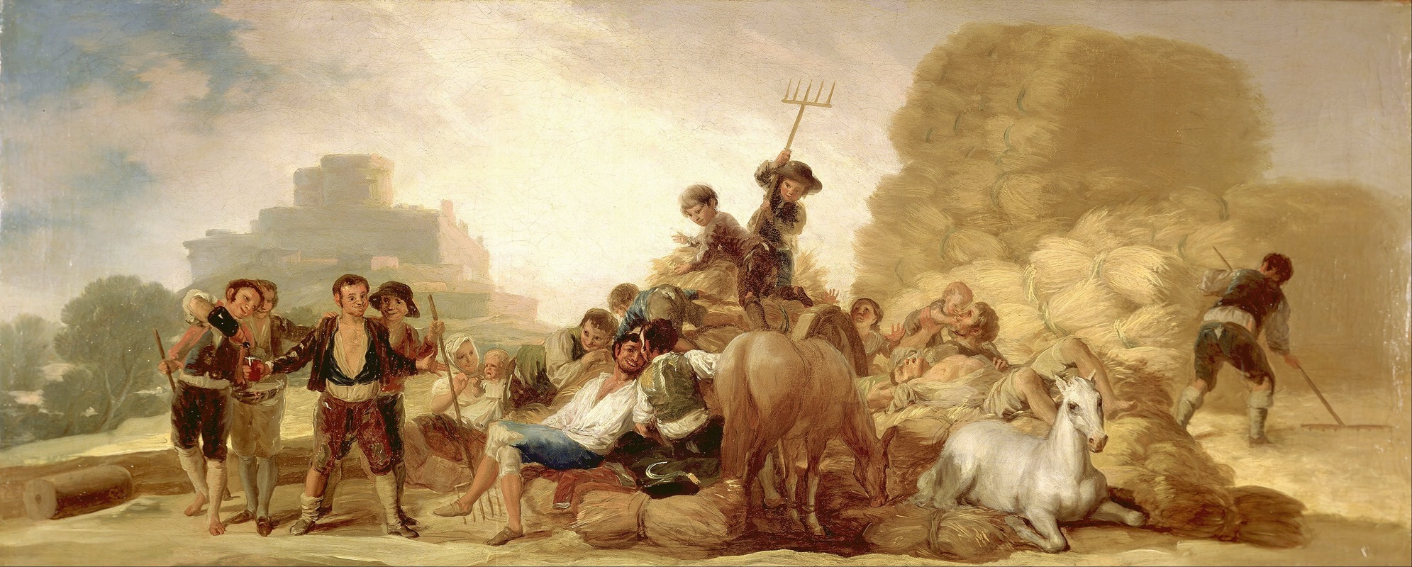 Francisco de Goya - The Threshing Floor
