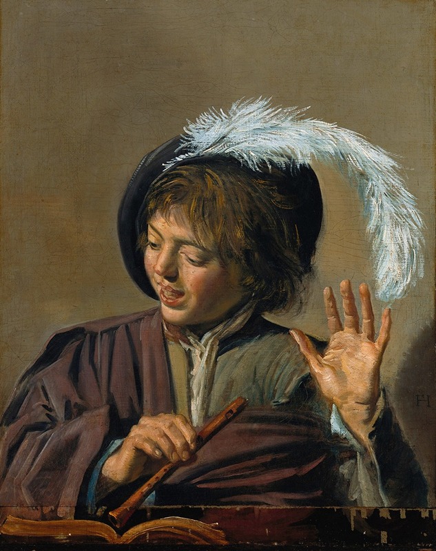 Frans Hals - Singing Boy with Flute