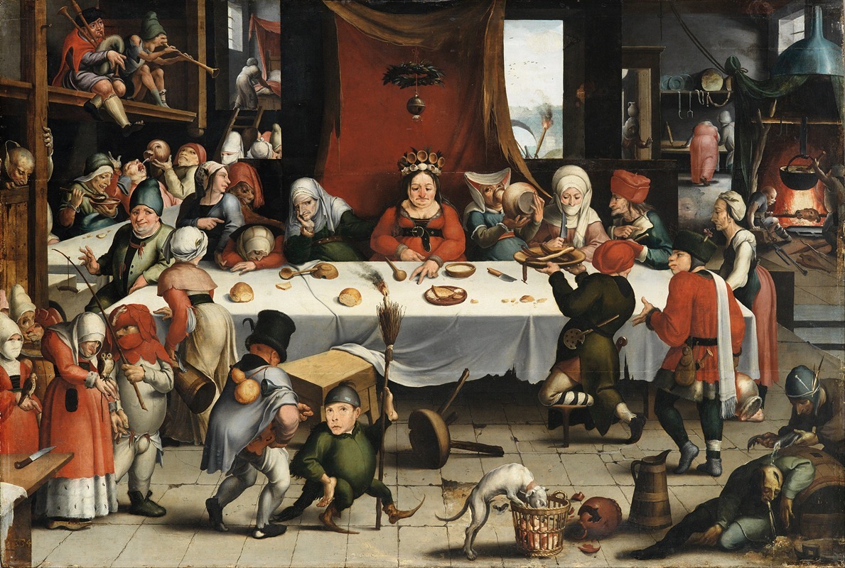 Frans Xaver Hendrick Verbeeck - Burlesque Feast