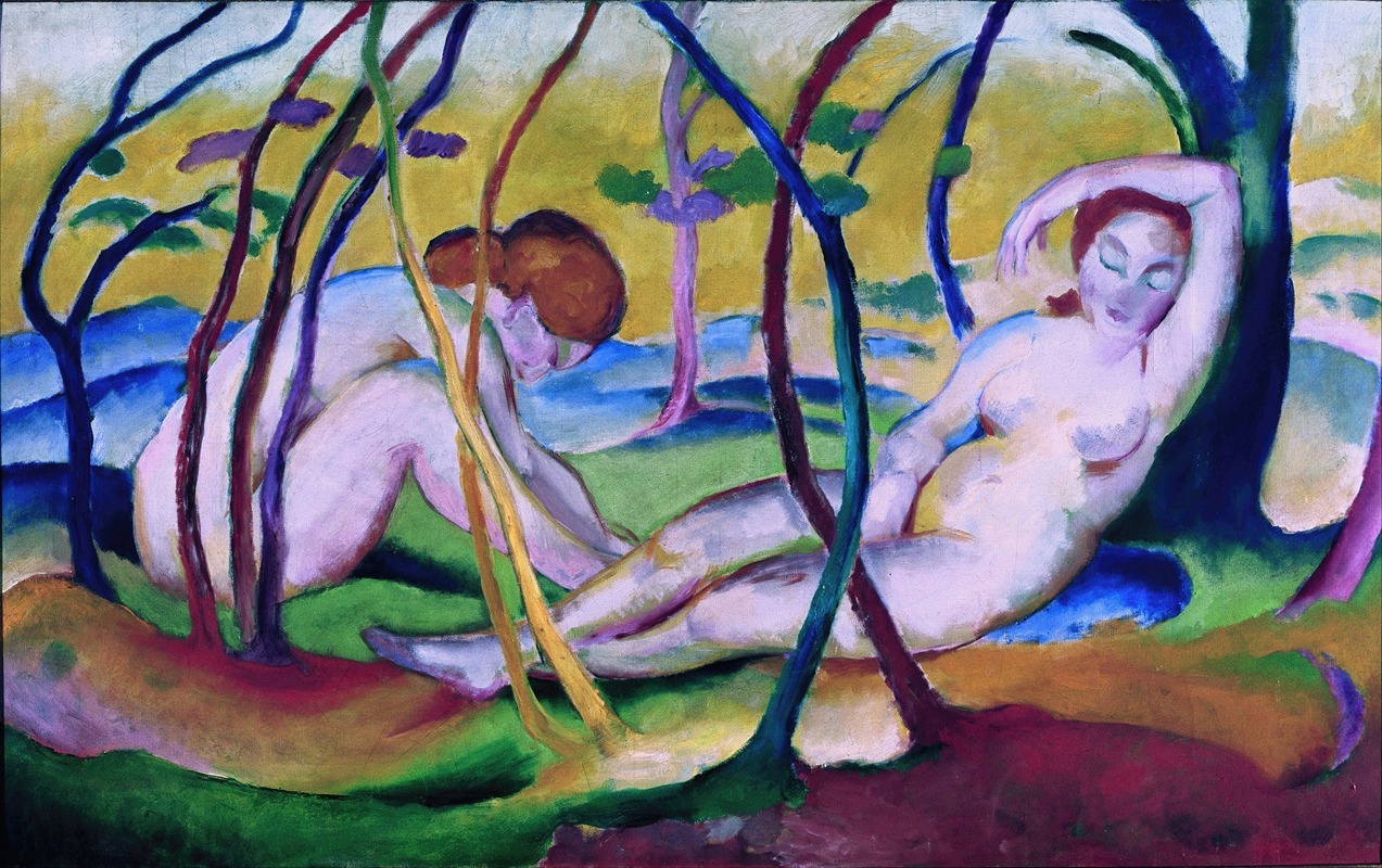 Franz Marc - Nudes under Trees