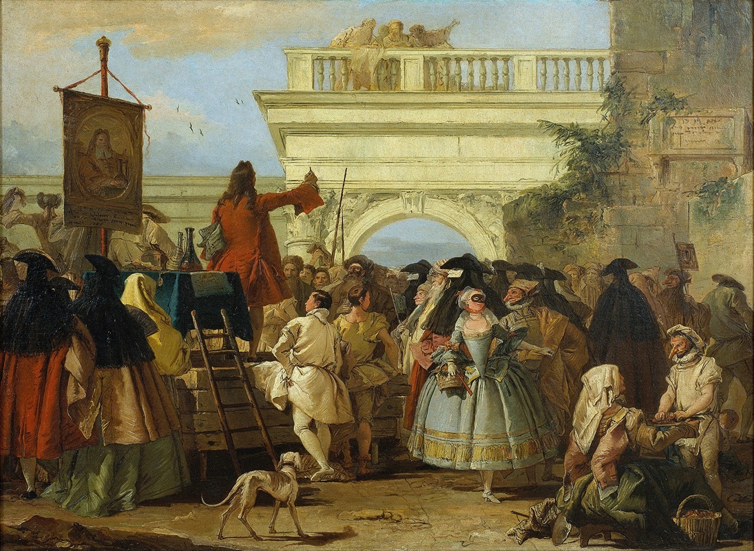 Giovanni Domenico Tiepolo - The Charlatan