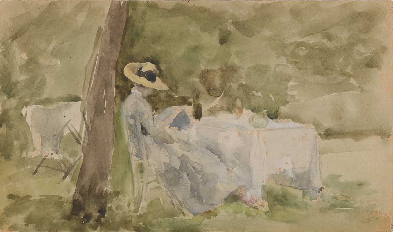 James Abbott McNeill Whistler - Breakfast in the Garden