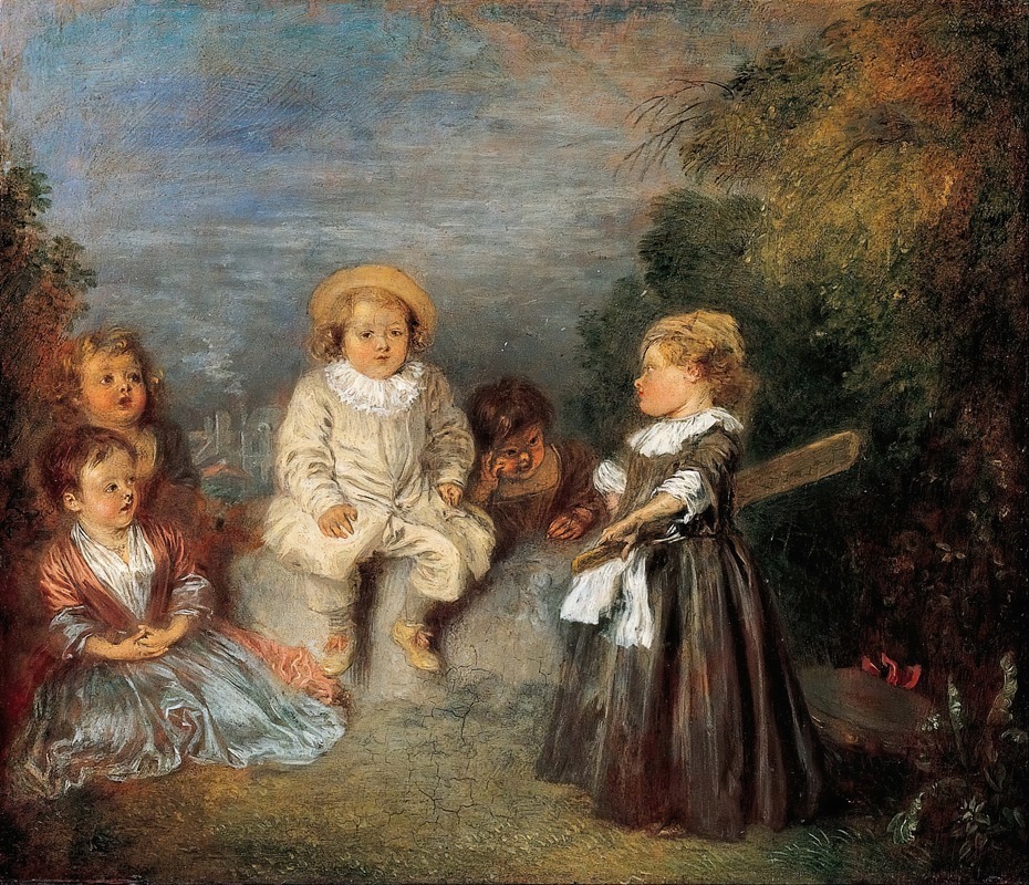 Jean-Antoine Watteau - Heureux age! Age d’or (Happy Age! Golden Age)