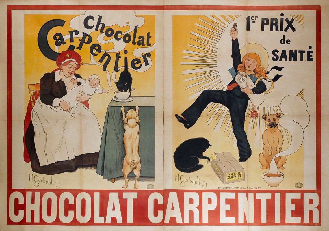 Henry Gerbault - Chocolat Carpentier 1er PRIX de SANTE