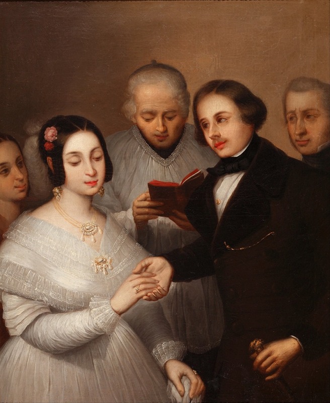 José Gutiérrez de la Vega   - A wedding in 1830