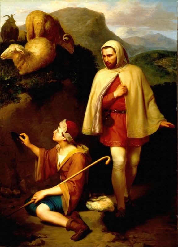 Jose Maria Obregon - Giotto and Cimabue