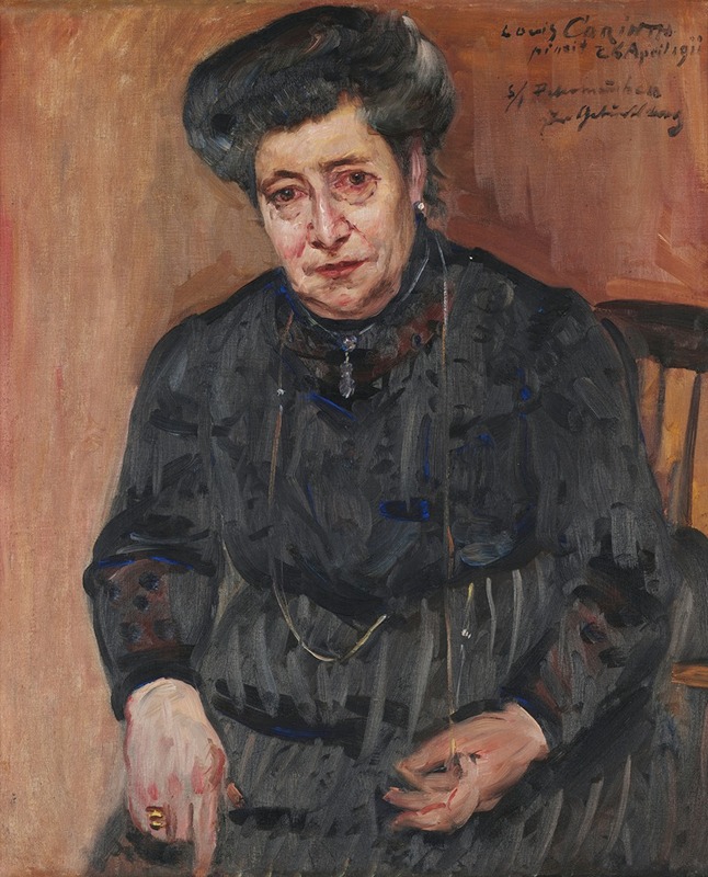 Lovis Corinth - Damenporträt (Portrait of the artist’s mother-in-law)