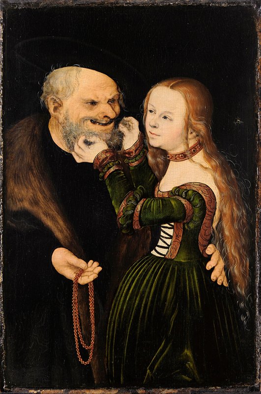 Lucas Cranach the Elder - An ill-matched Pair