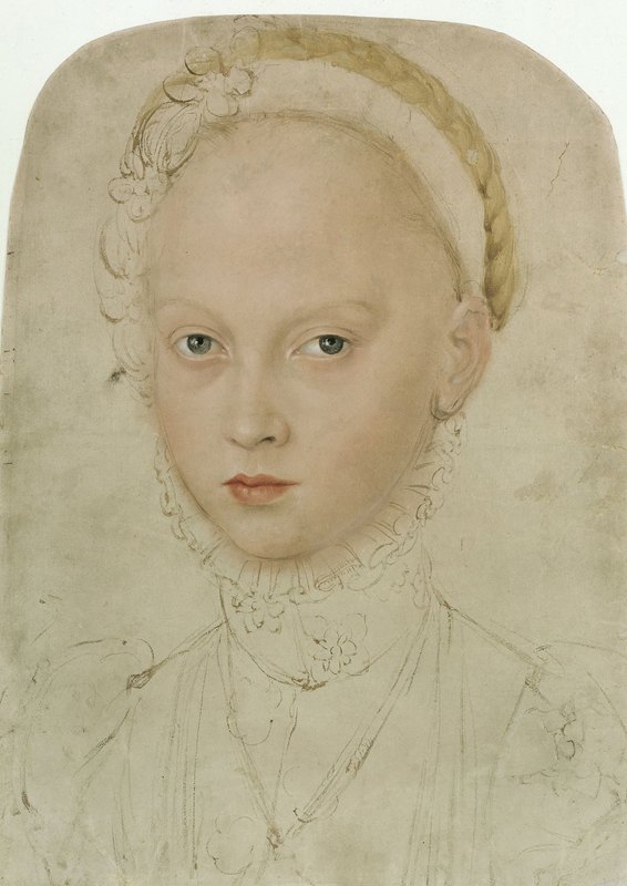 Lucas Cranach the Younger - Portrait of Princess Elisabeth of Saxony