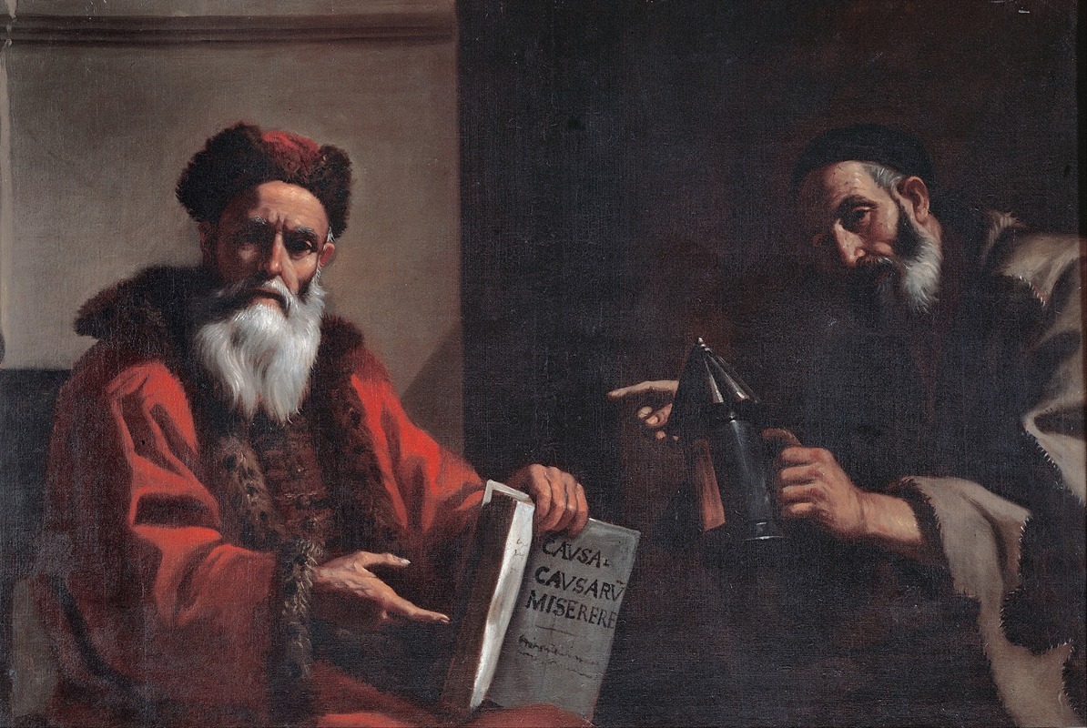 Mattia Preti - Diogenes and Plato