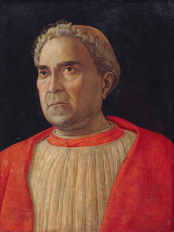Andrea Mantegna - Cardinal Ludovico Scarampi Mezzarota called Ludovico Trevisano