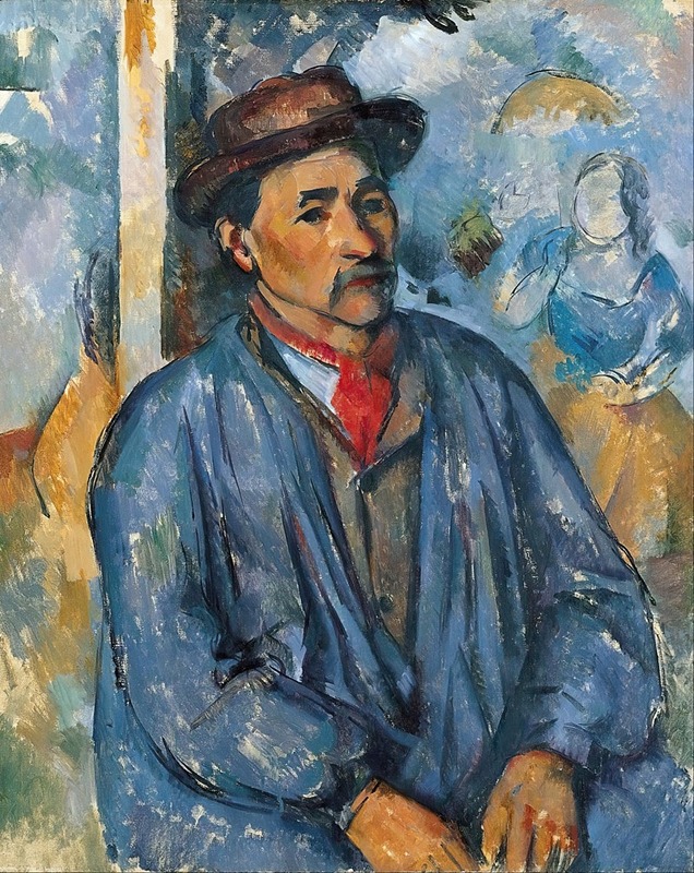 Paul Cézanne - Man in a Blue Smock