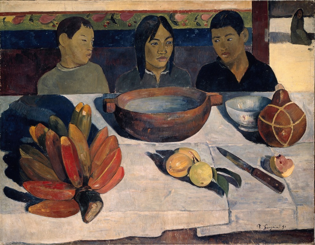 Paul Gauguin - The Meal, also called Bananas