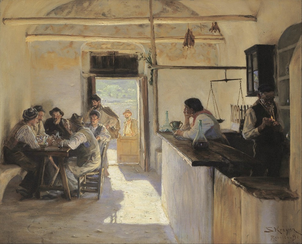 Peder Severin Krøyer - Osteria in Ravello
