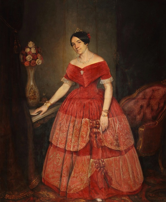 Prilidiano Pueyrredòn - Retrato de Manuelita Rosas