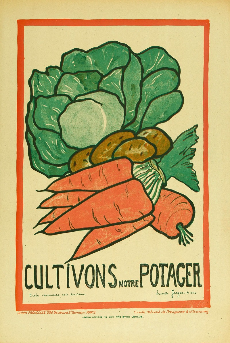 Louisette Jaeger - Cultivons Notre Potager