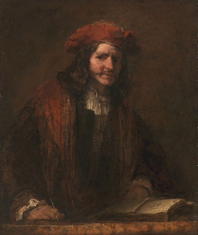 Follower of Rembrandt van Rijn - The Man with the Red Cap