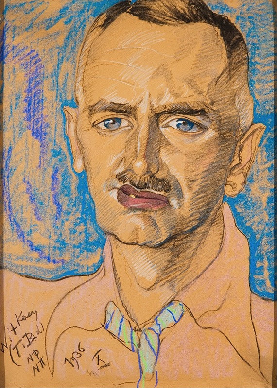 Stanisław Ignacy Witkiewicz - Portret Mieczysława Gajewicza