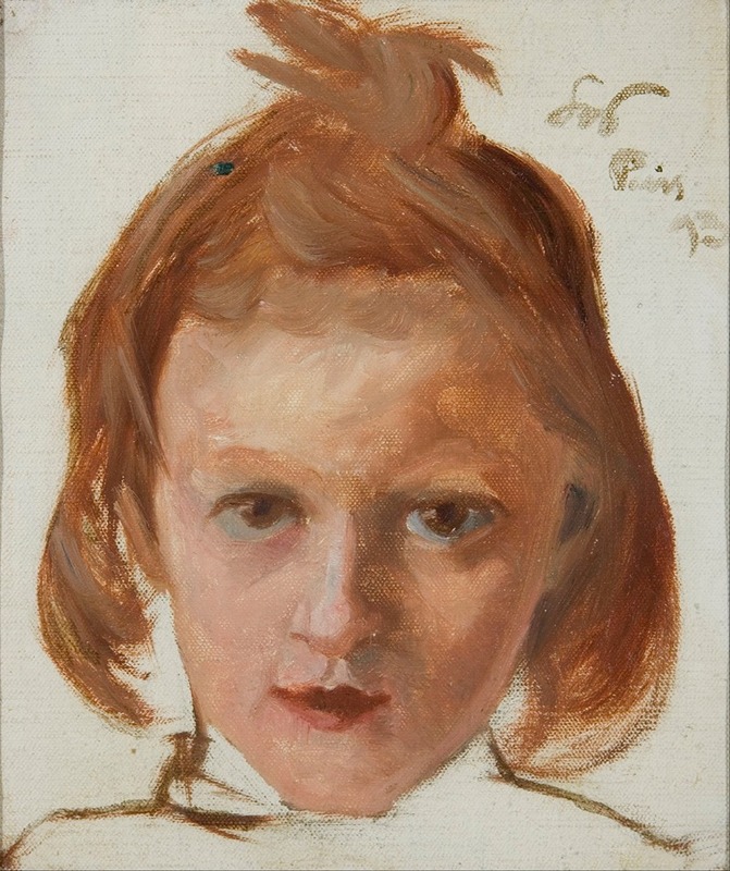 Stanisław Wyspiański - Head of a girl