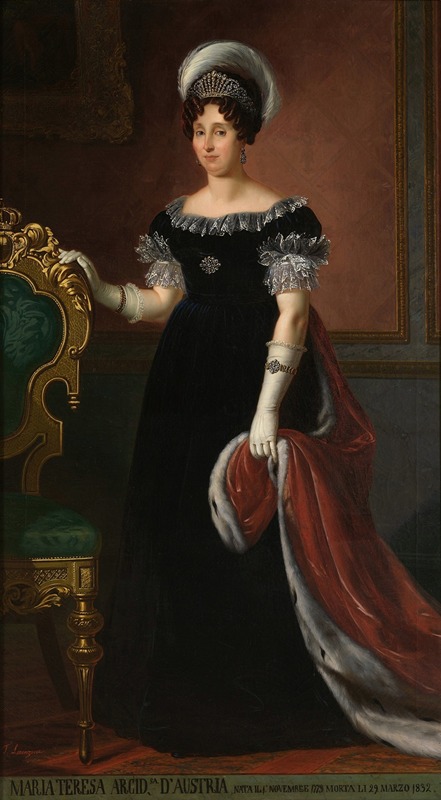 Tommaso Lorenzone - Portait of Maria Theresa of Austria-Este