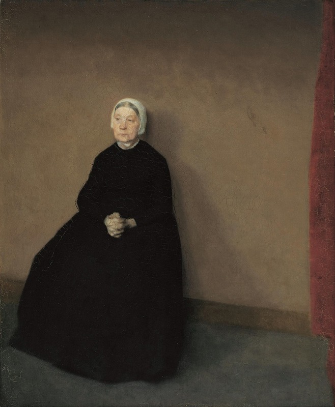 Vilhelm Hammershøi - An old woman