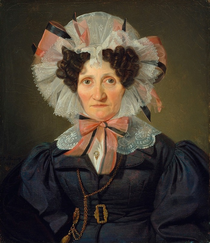 Wilhelm Bendz - Portrait of an elderly woman