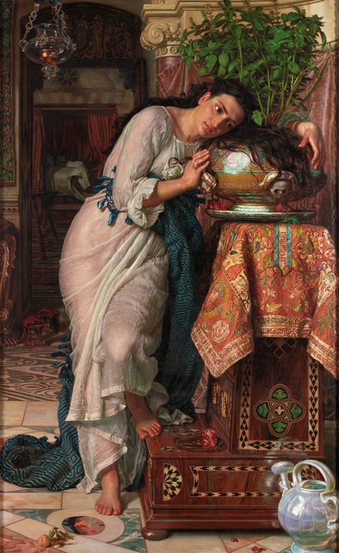 William Holman Hunt - Isabella and the Pot of Basil