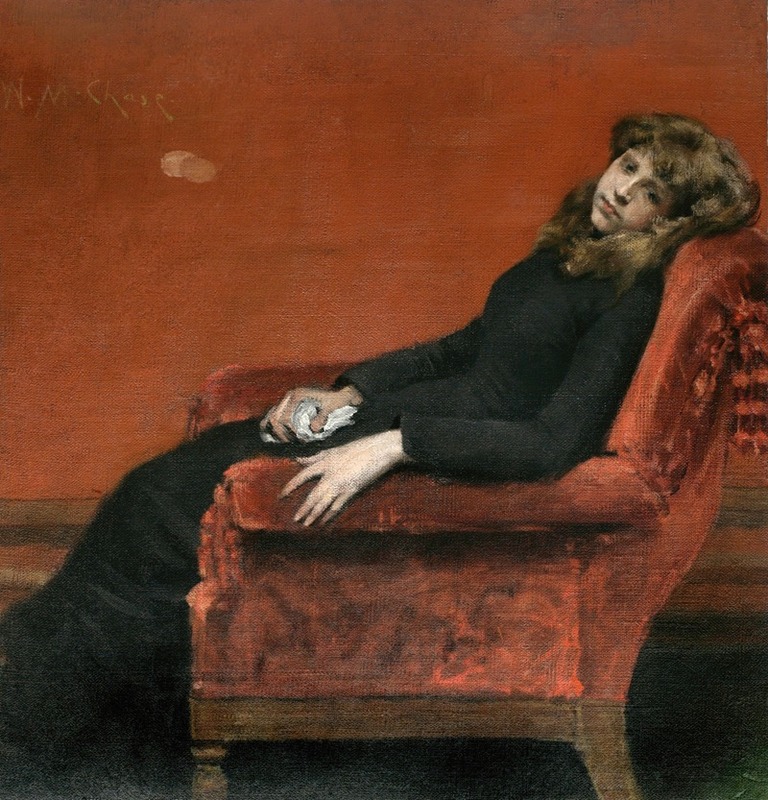 The Young Orphan by William Merritt Chase Artvee