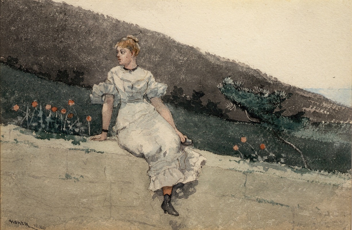 Winslow Homer - The garden wall