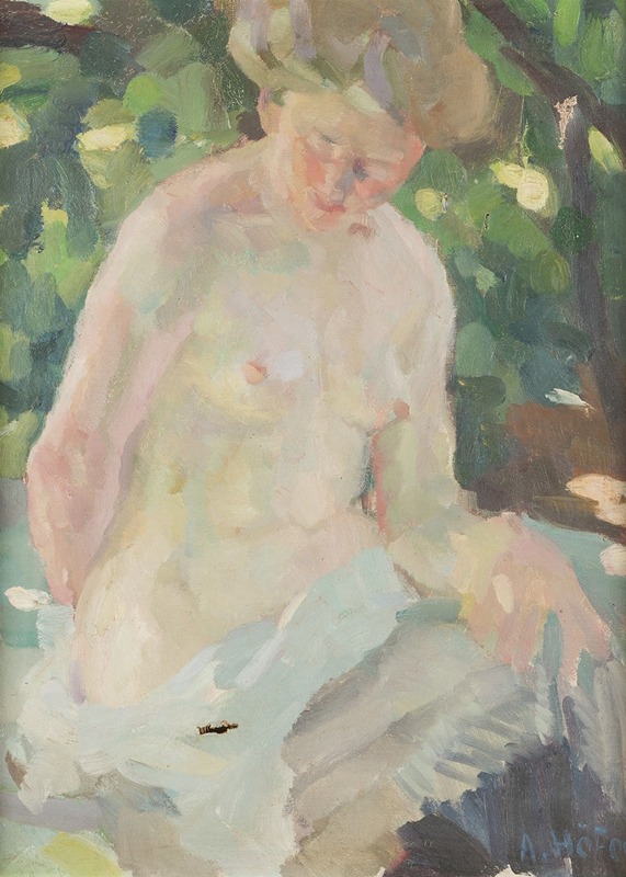 Adolf Höfer - Female nude
